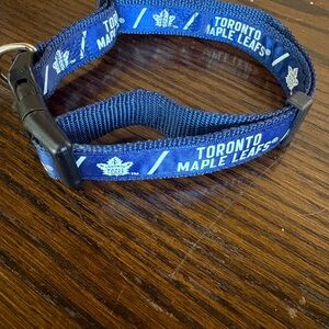 Toronto Maple Leafs Dog Collar small